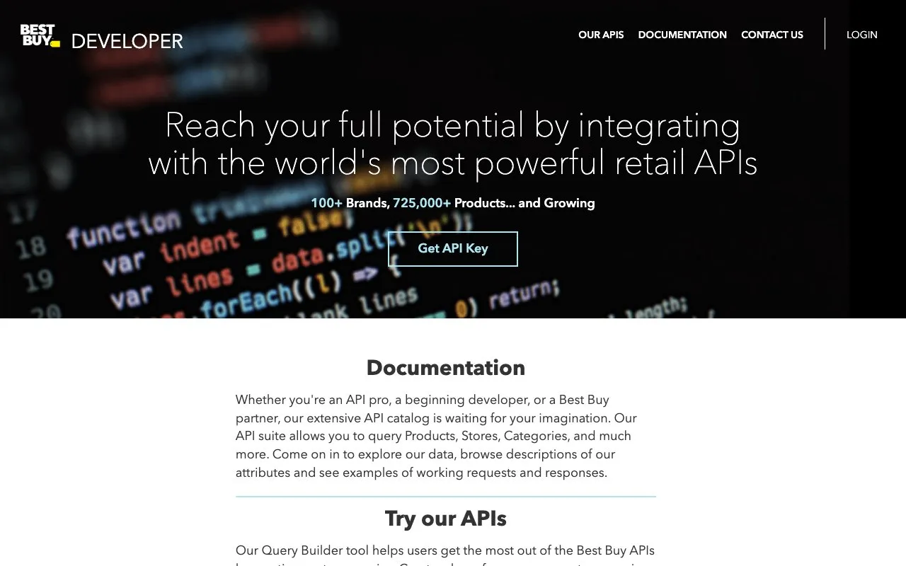 Aperçu Best Buy API