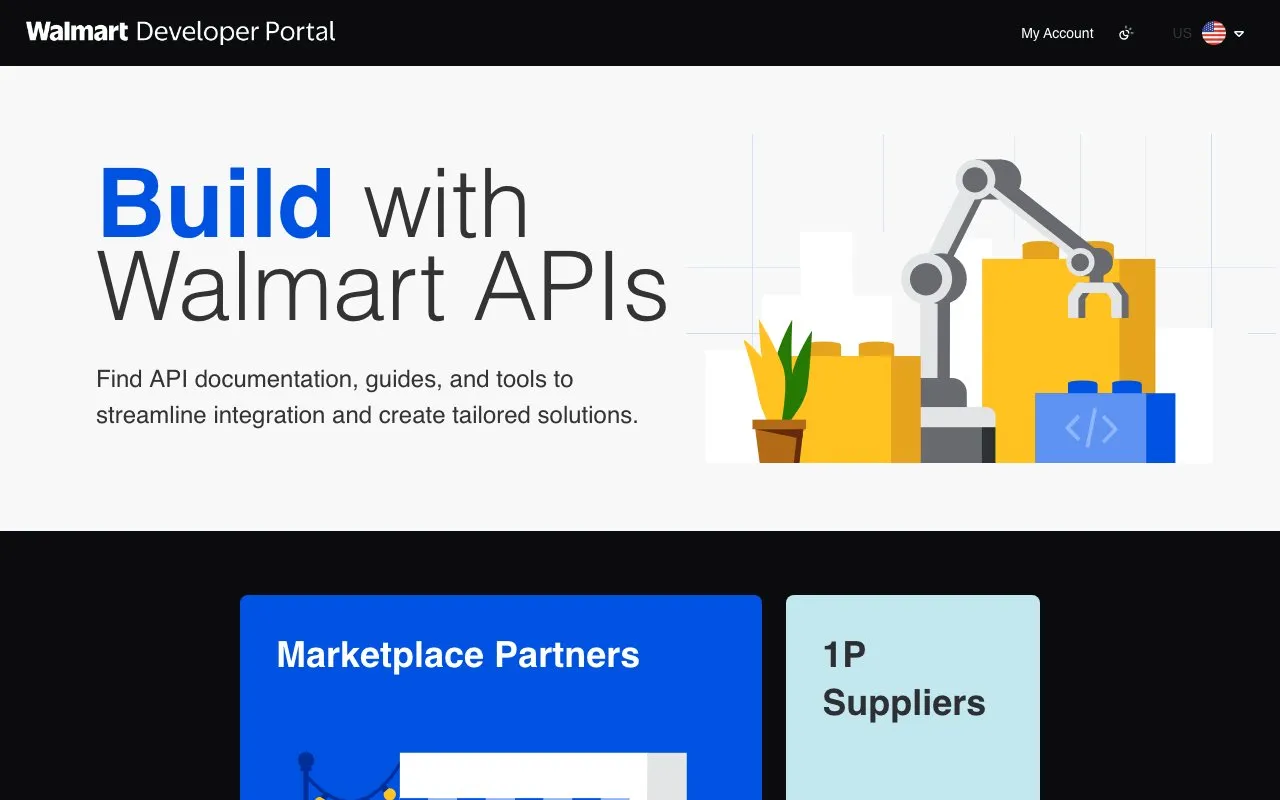 Aperçu Walmart Marketplace API
