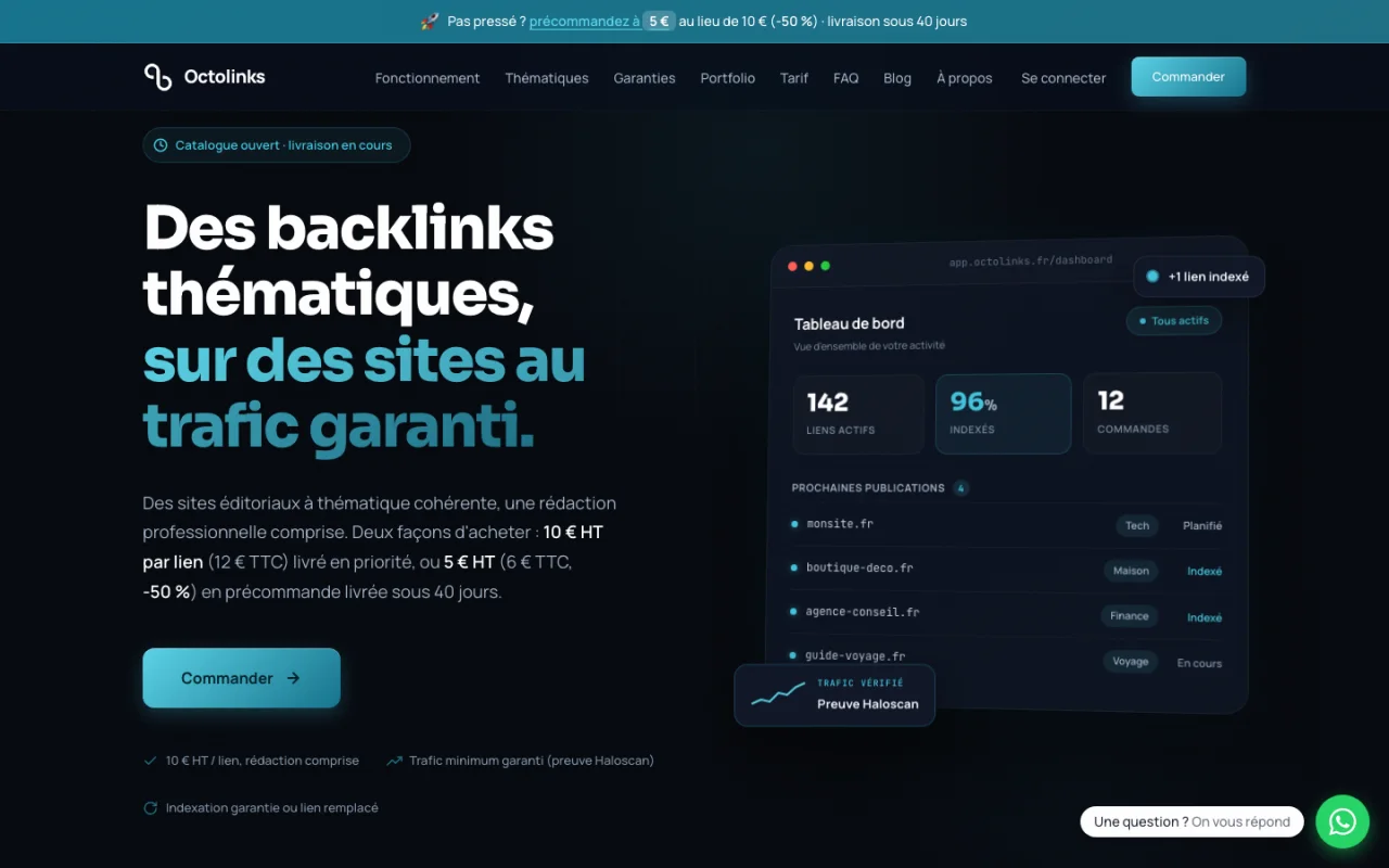 Aperçu Octolinks