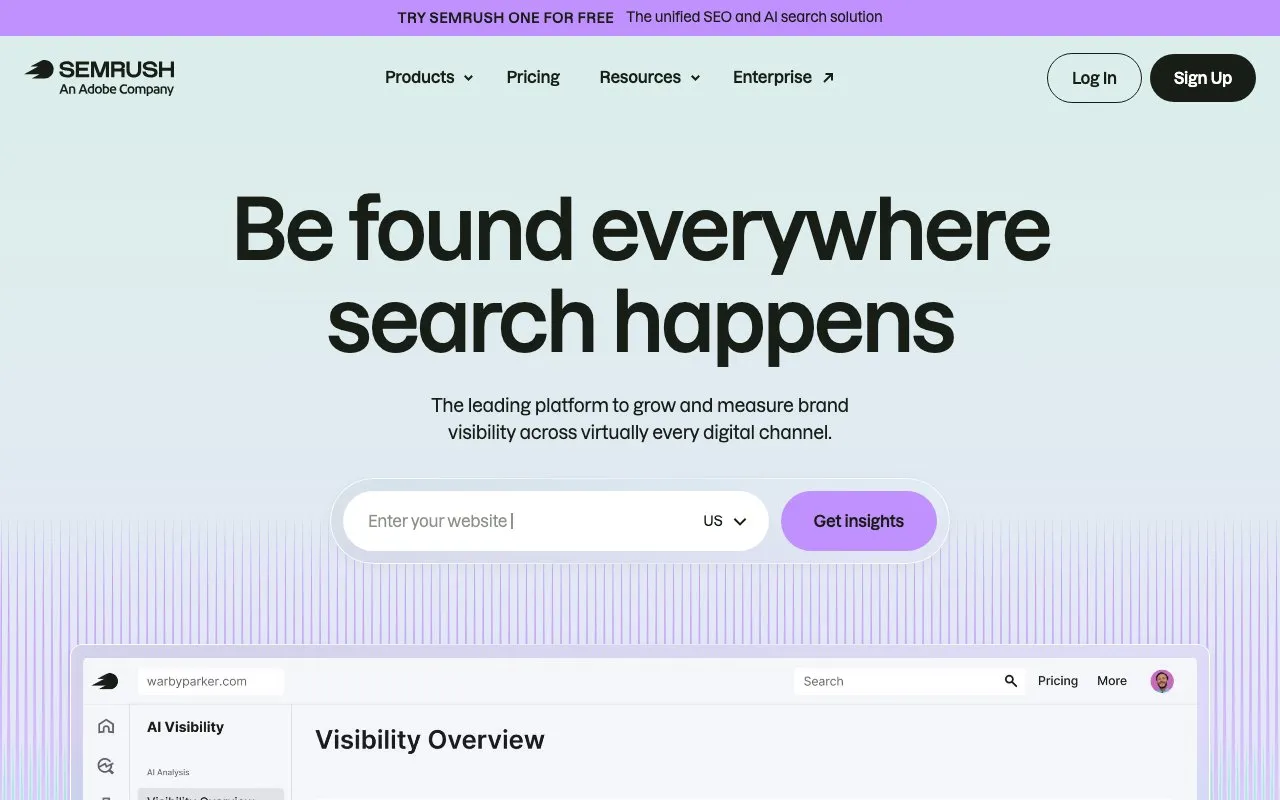 Aperçu Semrush