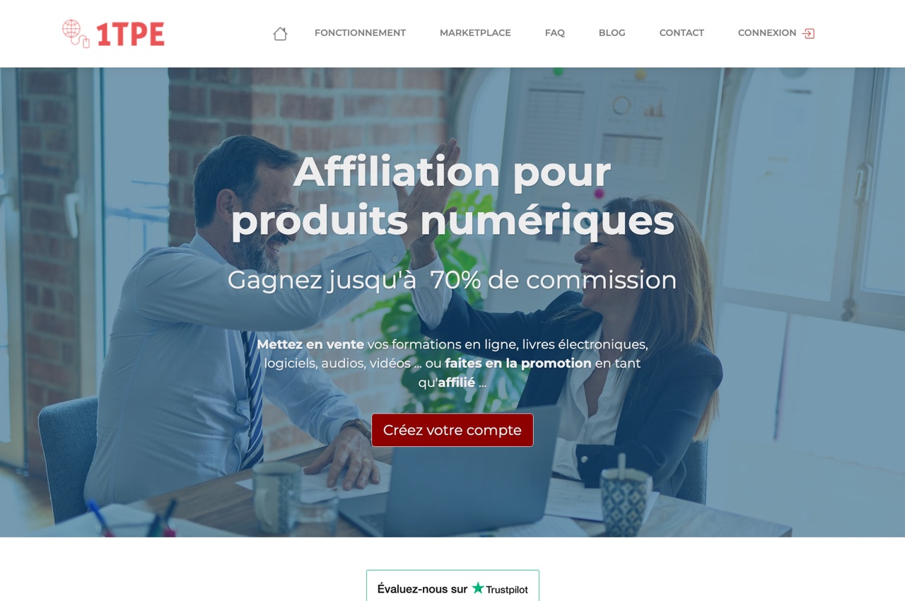 Aperçu du site 1TPE
