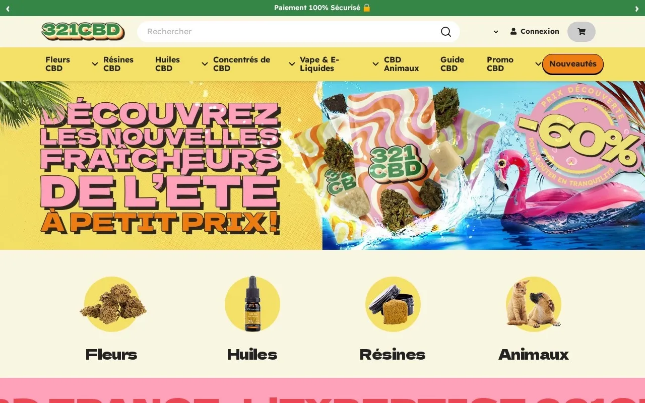 Aperçu du site 321CBD