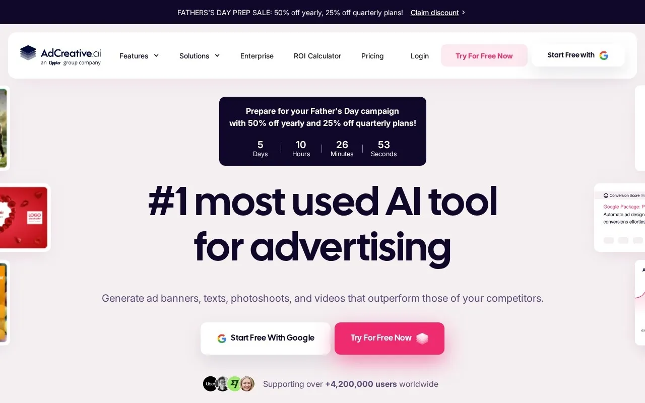 Aperçu AdCreative.ai