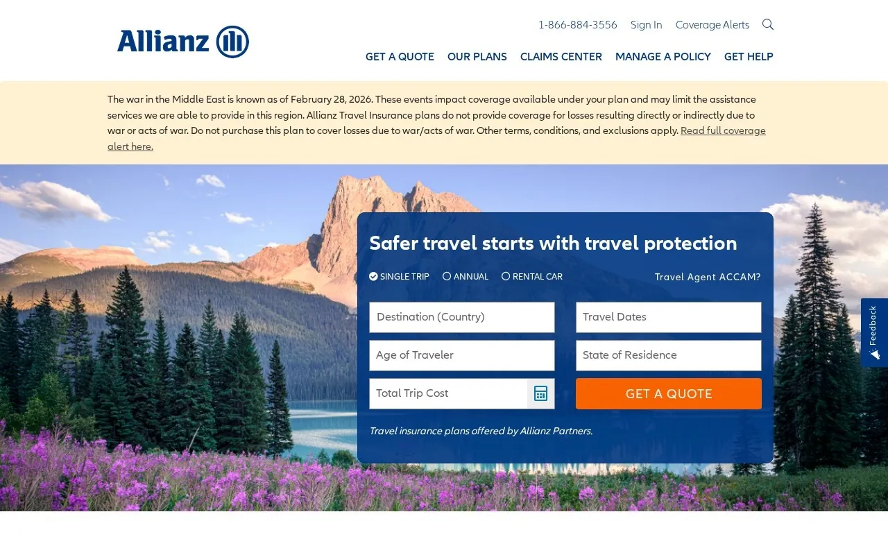 Aperçu Allianz Travel