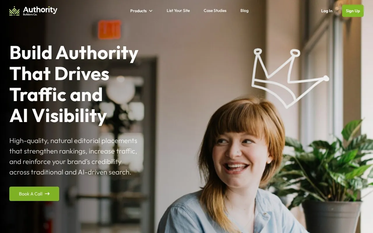 Aperçu du site Authority Builders