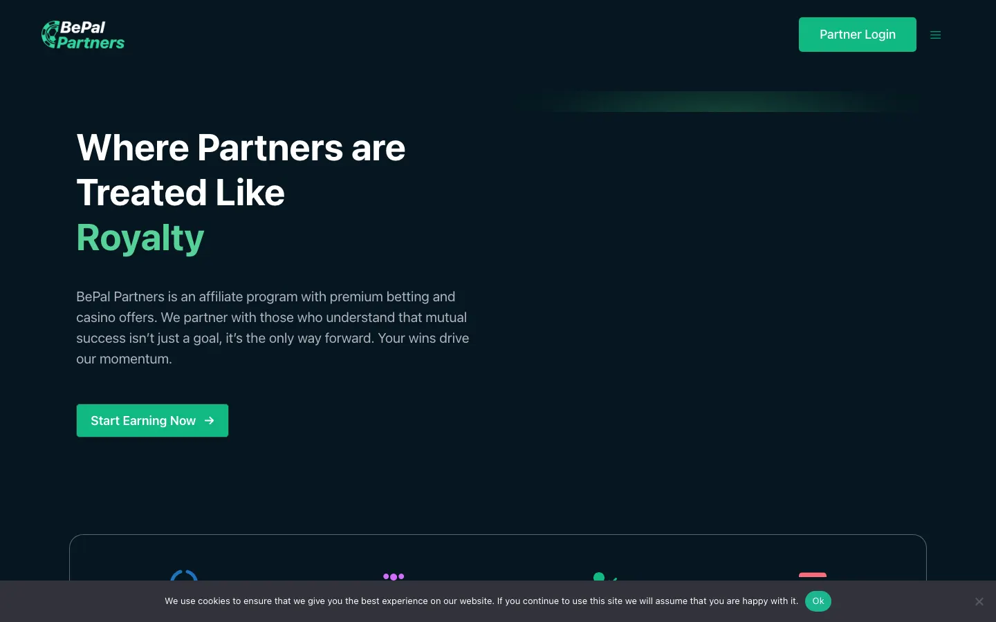Aperçu du site BePal Partners