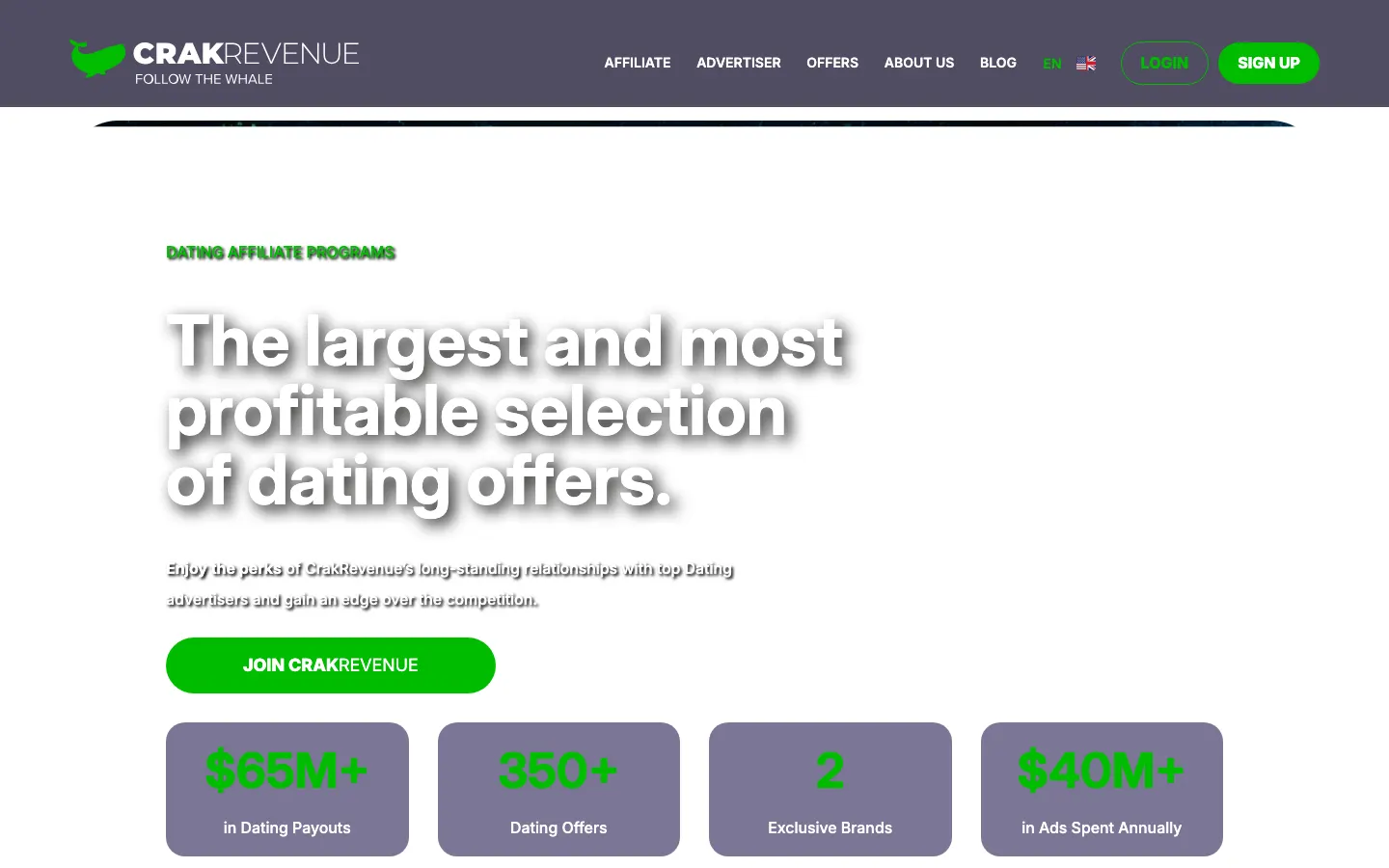 Aperçu du site CrakRevenue Dating