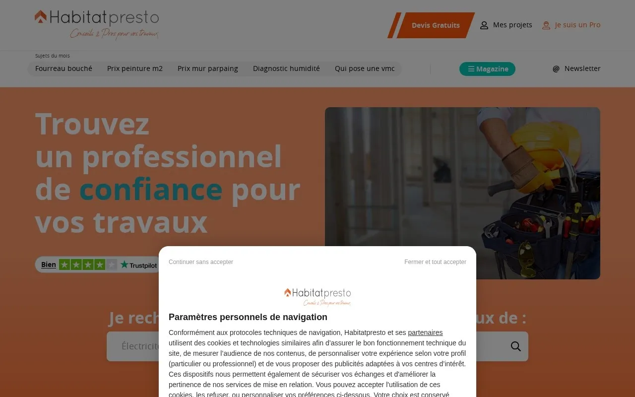 Aperçu Habitatpresto