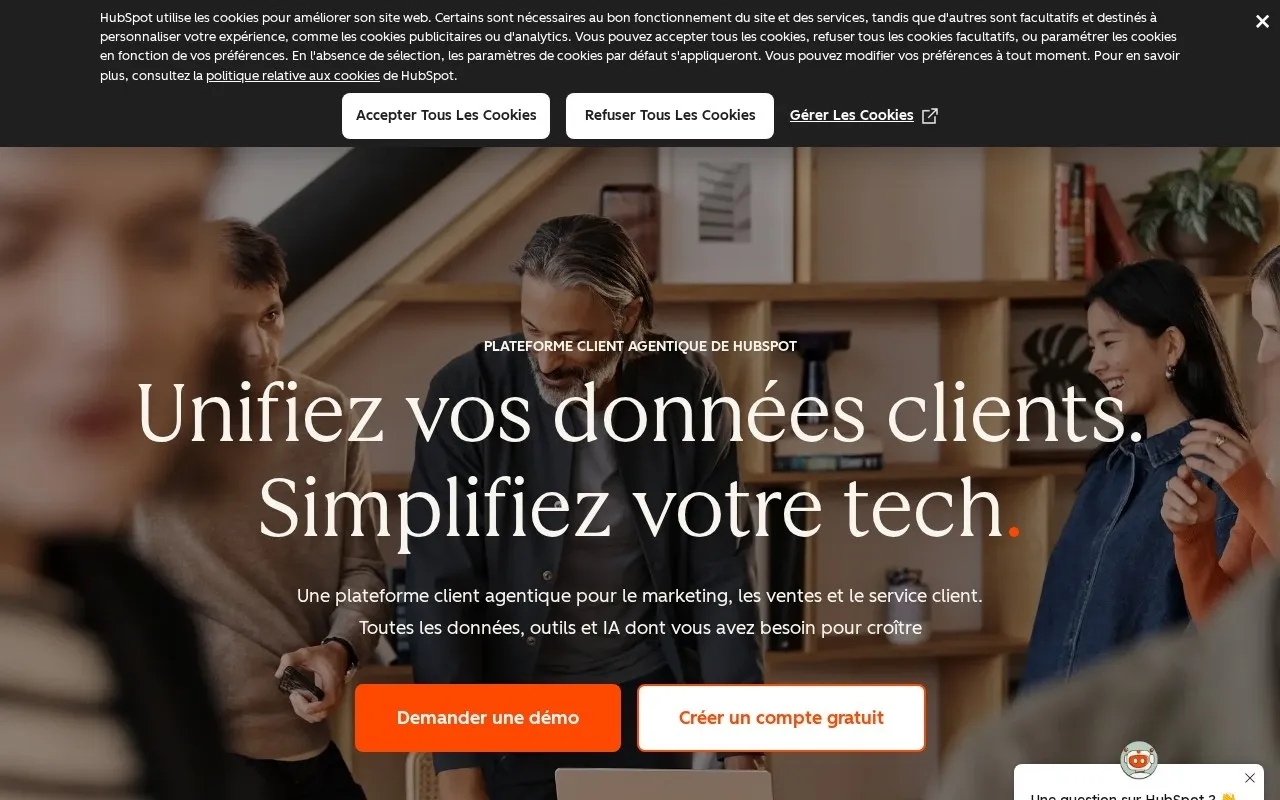 Aperçu HubSpot
