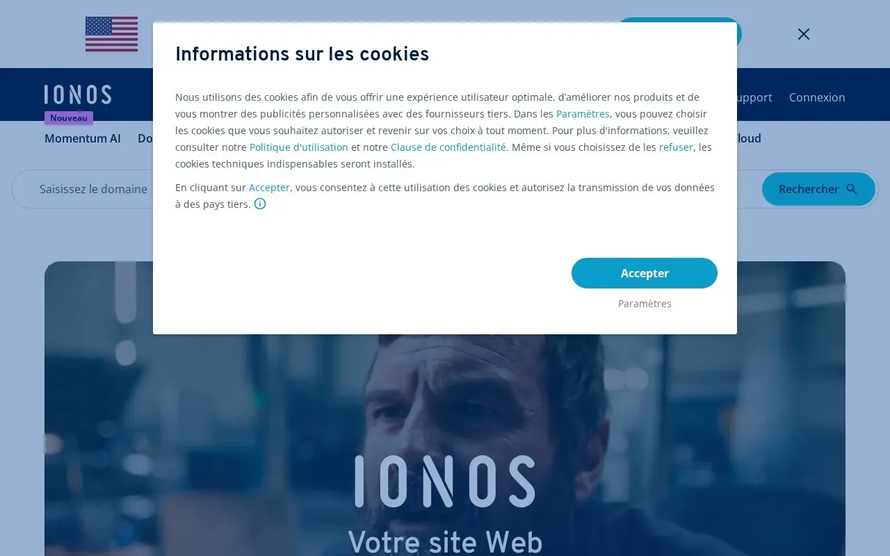 Aperçu IONOS