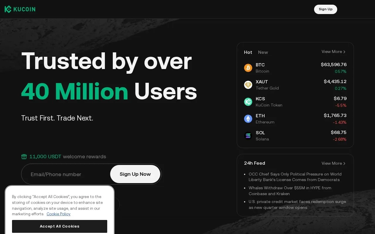 Aperçu KuCoin