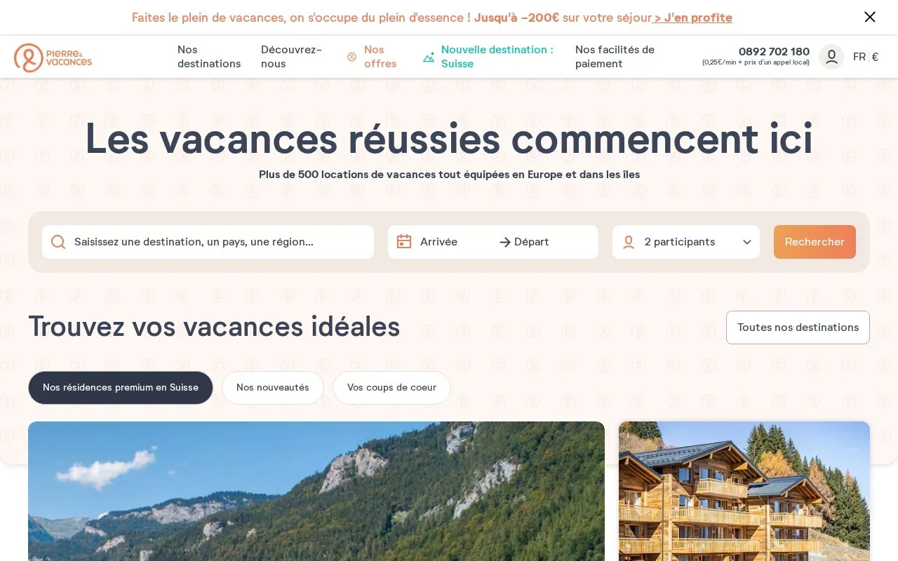 Aperçu Pierre & Vacances