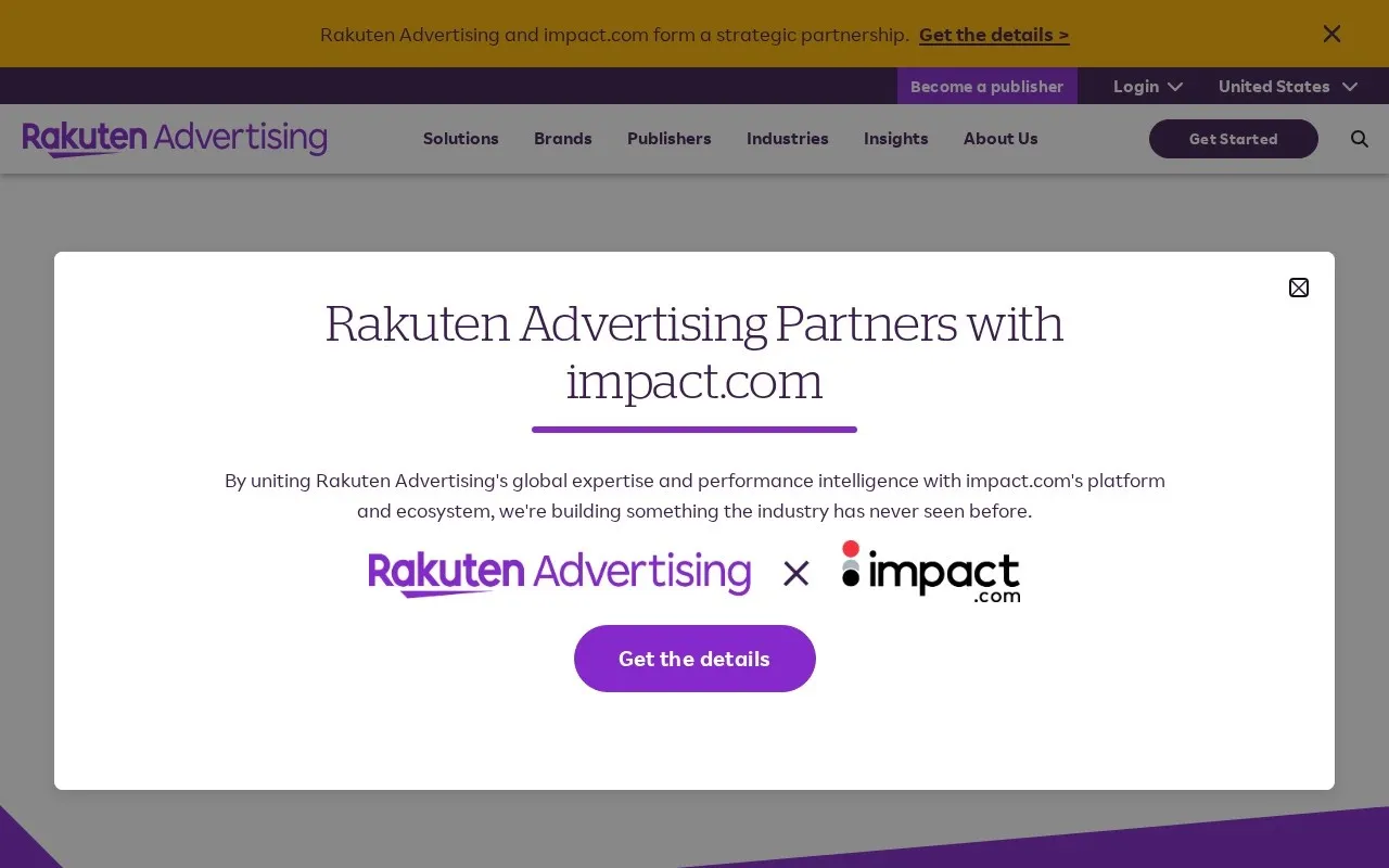 Aperçu Rakuten Advertising
