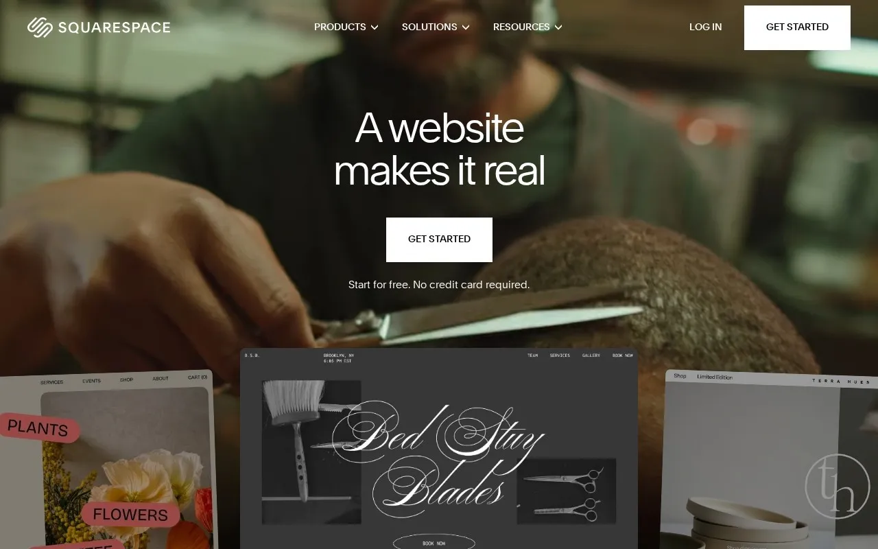 Aperçu Squarespace
