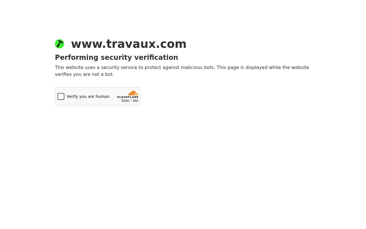 Aperçu Travaux.com